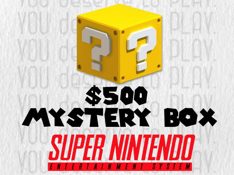 $500 Super Nintendo Mystery Box
