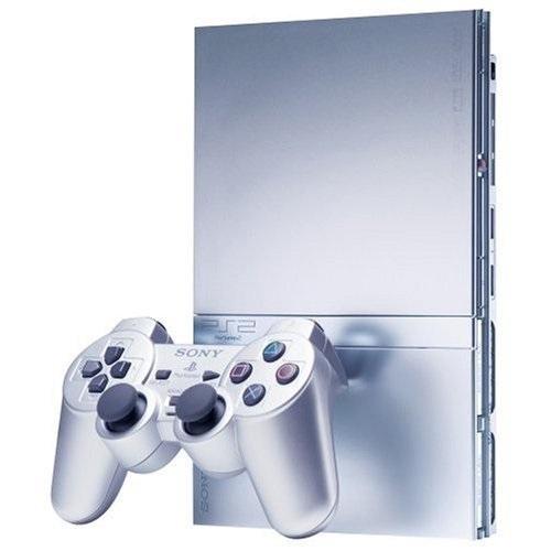 Midwest Retro - Slim Playstation 2 System [Silver] - Video Game - Playstation 2