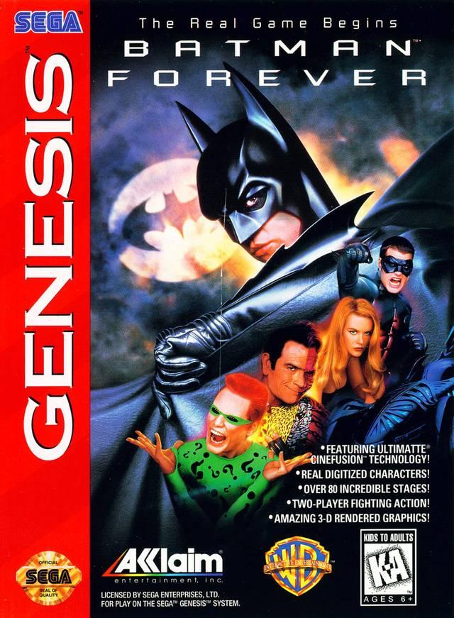 Midwest Retro - Batman Forever - Video Game - Sega Genesis