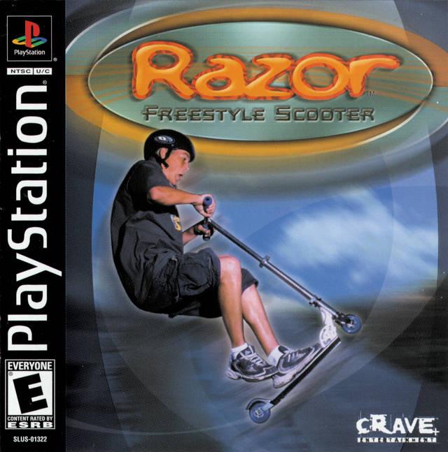 Midwest Retro - Razor Freestyle Scooter - Video Game - Playstation