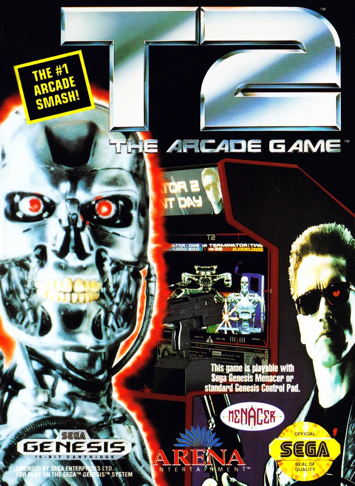 Midwest Retro - T2 The Arcade Game - Video Game - Sega Genesis