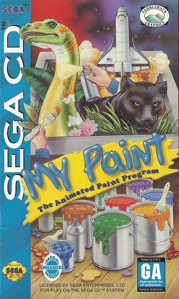 My Paint Animated Paint Program - Sega CD