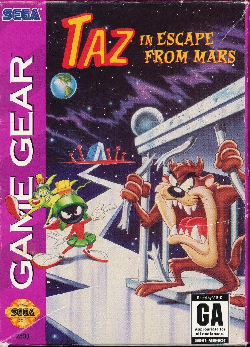 Midwest Retro - Taz in Escape from Mars - Video Game - Sega Game Gear