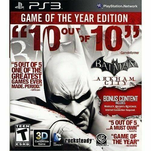 Midwest Retro - Batman: Arkham City [Game of the Year] - Video Game - Playstation 3