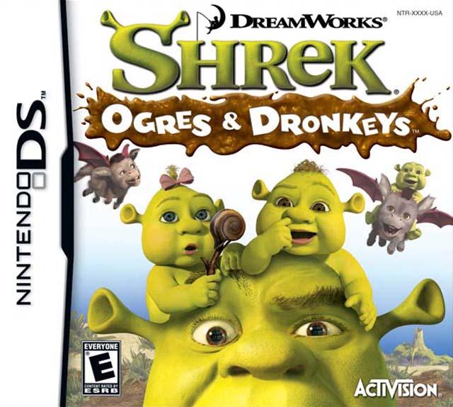 Midwest Retro - Shrek Ogres and Dronkeys - Video Game - Nintendo DS