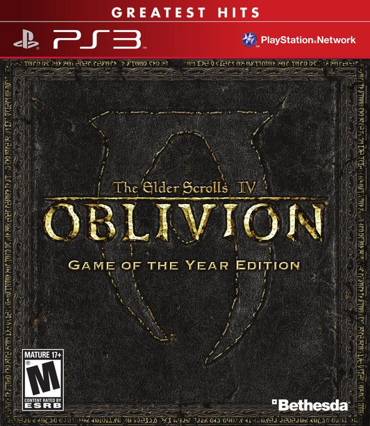 Elder Scrolls IV Oblivion Game of the Year [Greatest Hits] - Playstation 3