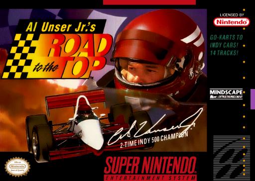 Midwest Retro - Al Unser Jr.'s Road To The Top - Video Game - Super Nintendo