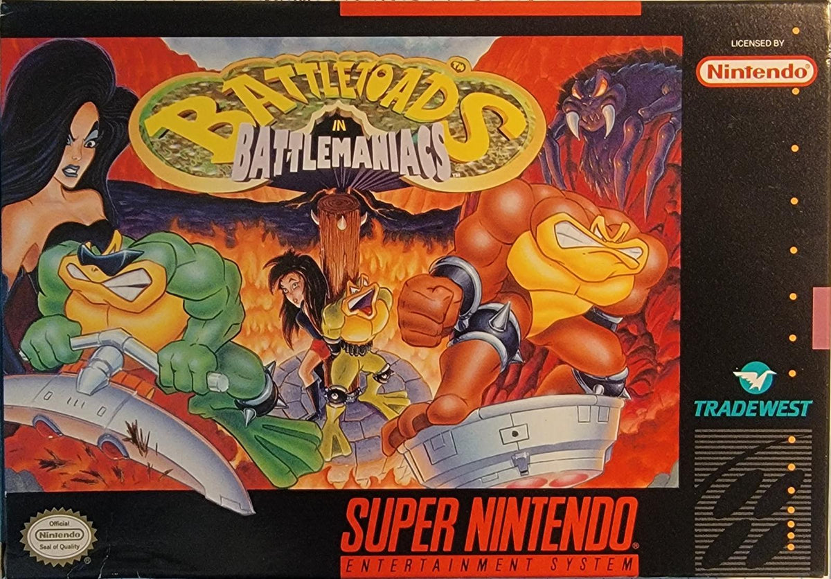 Midwest Retro - Battletoads In Battlemaniacs - Video Game - Super Nintendo