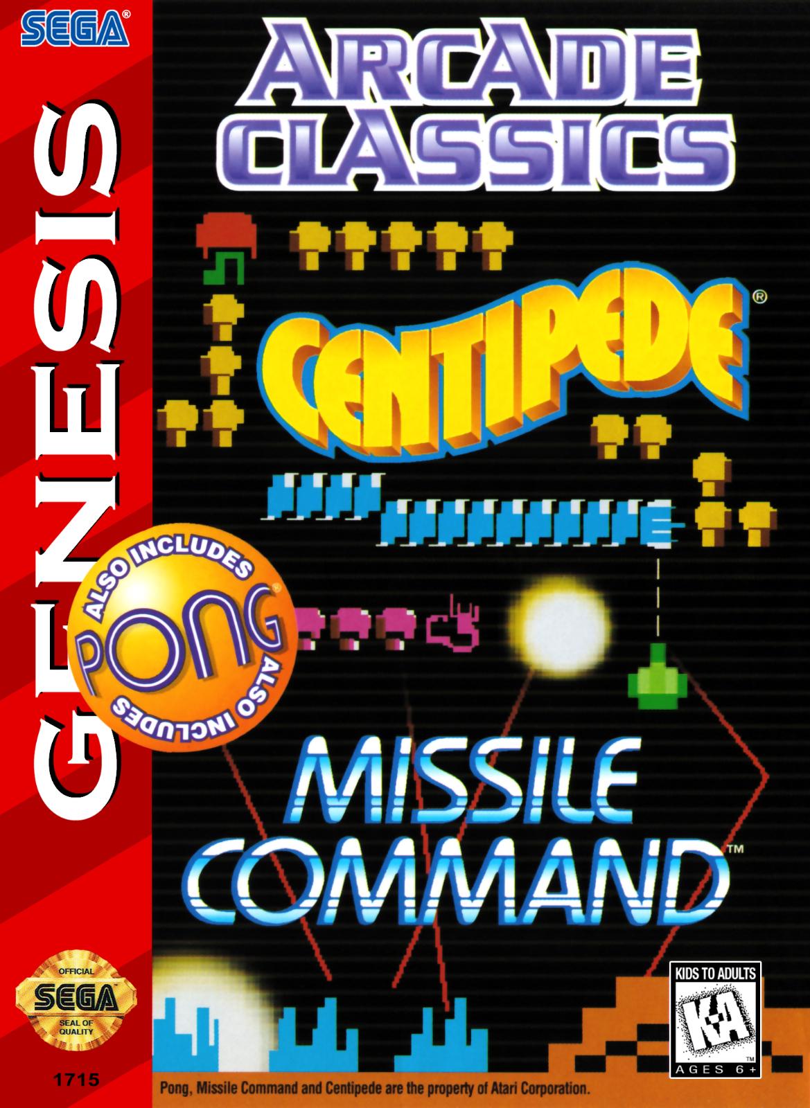 Midwest Retro - Arcade Classics - Video Game - Sega Genesis