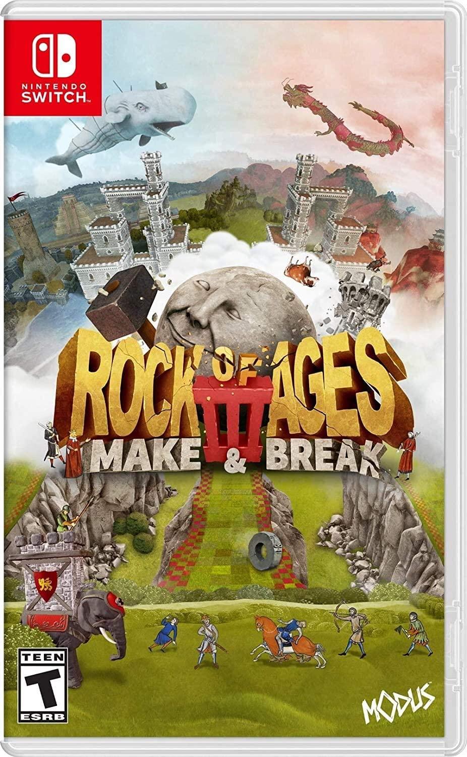 Midwest Retro - Rock of Ages III: Make & Break - Video Game - Nintendo Switch