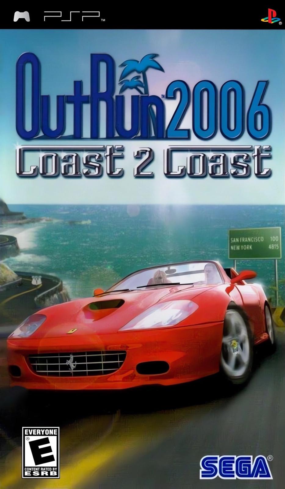 Midwest Retro - OutRun 2006 Coast 2 Coast - Video Game - PSP