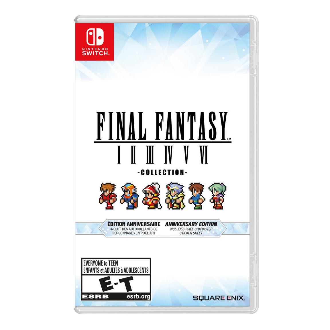Midwest Retro - Final Fantasy I-VI Collection: Anniversary Edition - Video Game - Nintendo Switch
